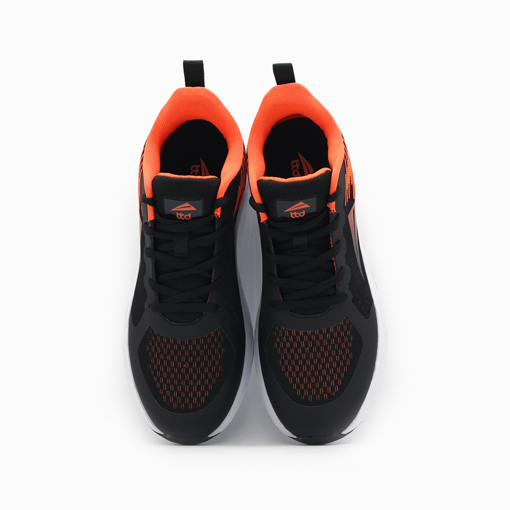 Sneaker nam TTDShoes V1815-1 (Đen cam)