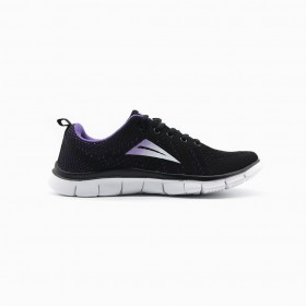 TTDShoes Woman's Sneaker V12-3 (Black & Violet) thumb