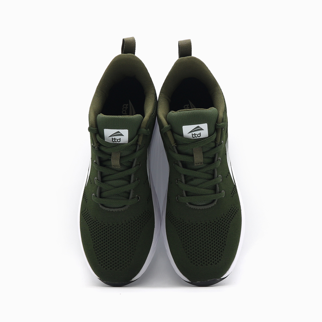 Sneaker nam TTDShoes V18-5 (Xanh rêu)