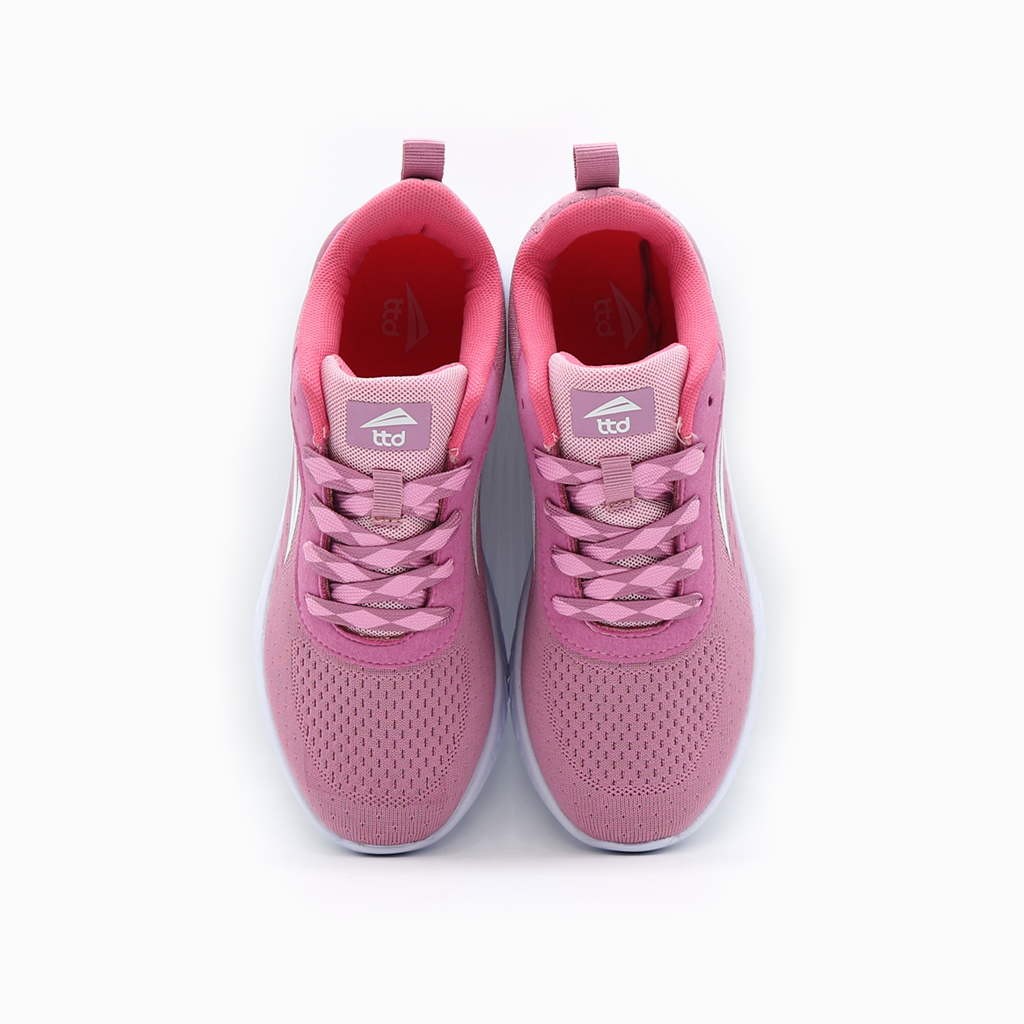 Sneaker nữ TTDShoes V18-9 (Tím hồng)